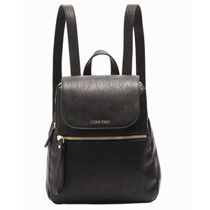 Calvin Klein “Elaine” Black Backpack Purse